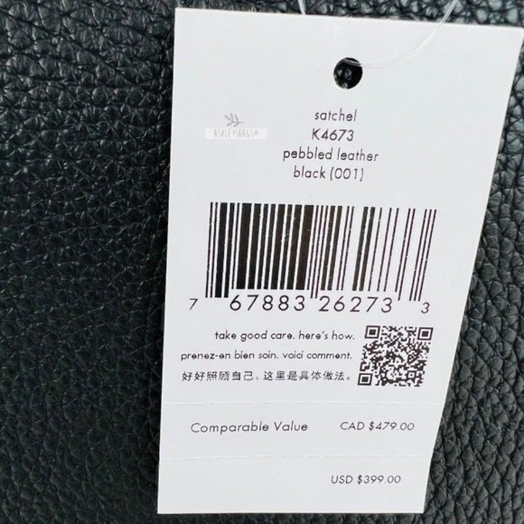 Kate Spade Pebbled Leather Satchel Crossbody - Picture 8 of 8